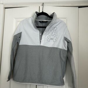 Under Armour Gray Fleece Pullover
